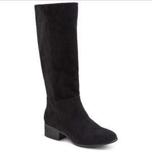Merona Ellis Tall Black Boots size 8